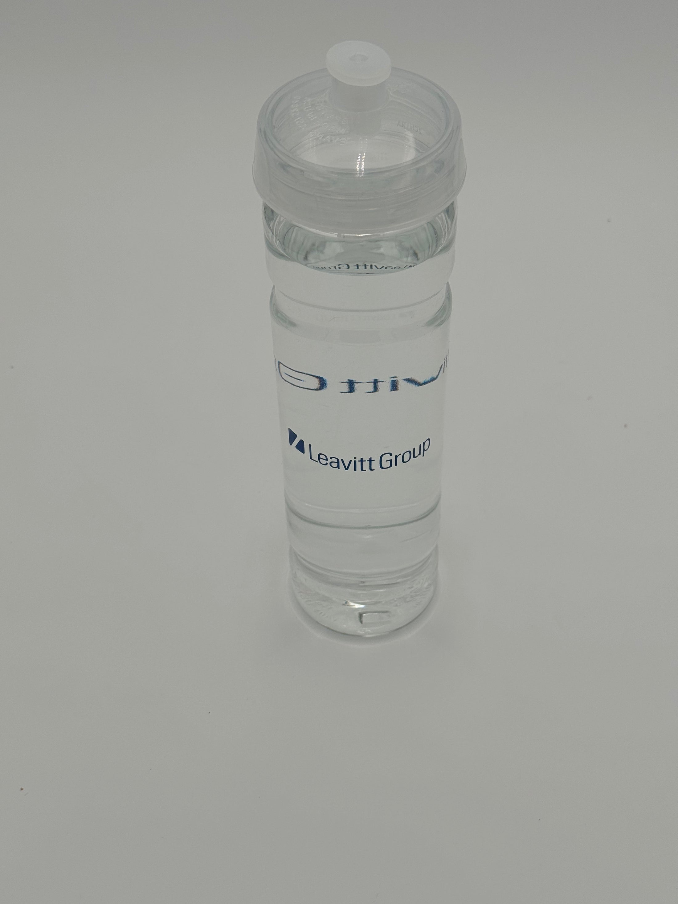 Plastic Leavitt Group water bottle