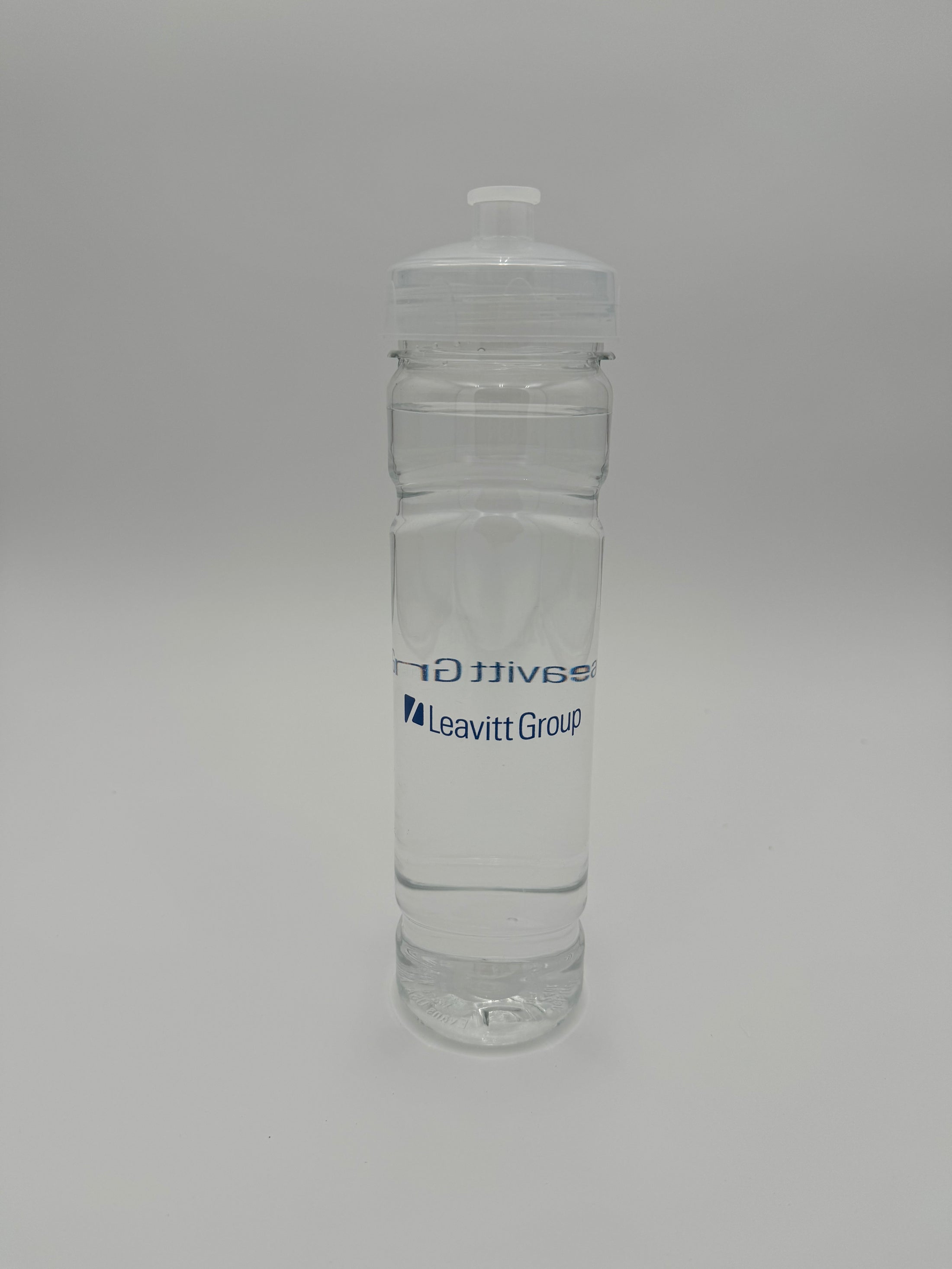 Plastic Leavitt Group water bottle