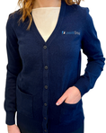 Load image into Gallery viewer, Women's Button-Up Cardigan Sweater
