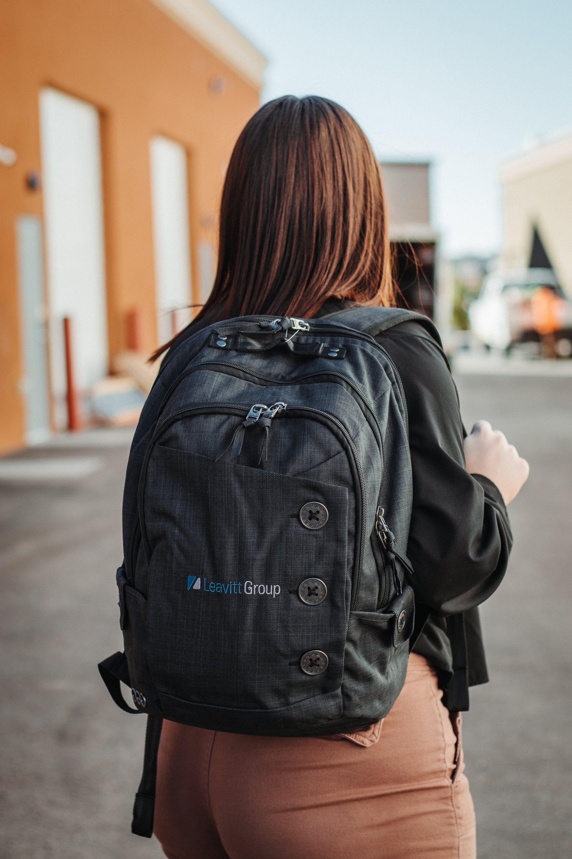 Backpack, Ogio Grey with Buttons