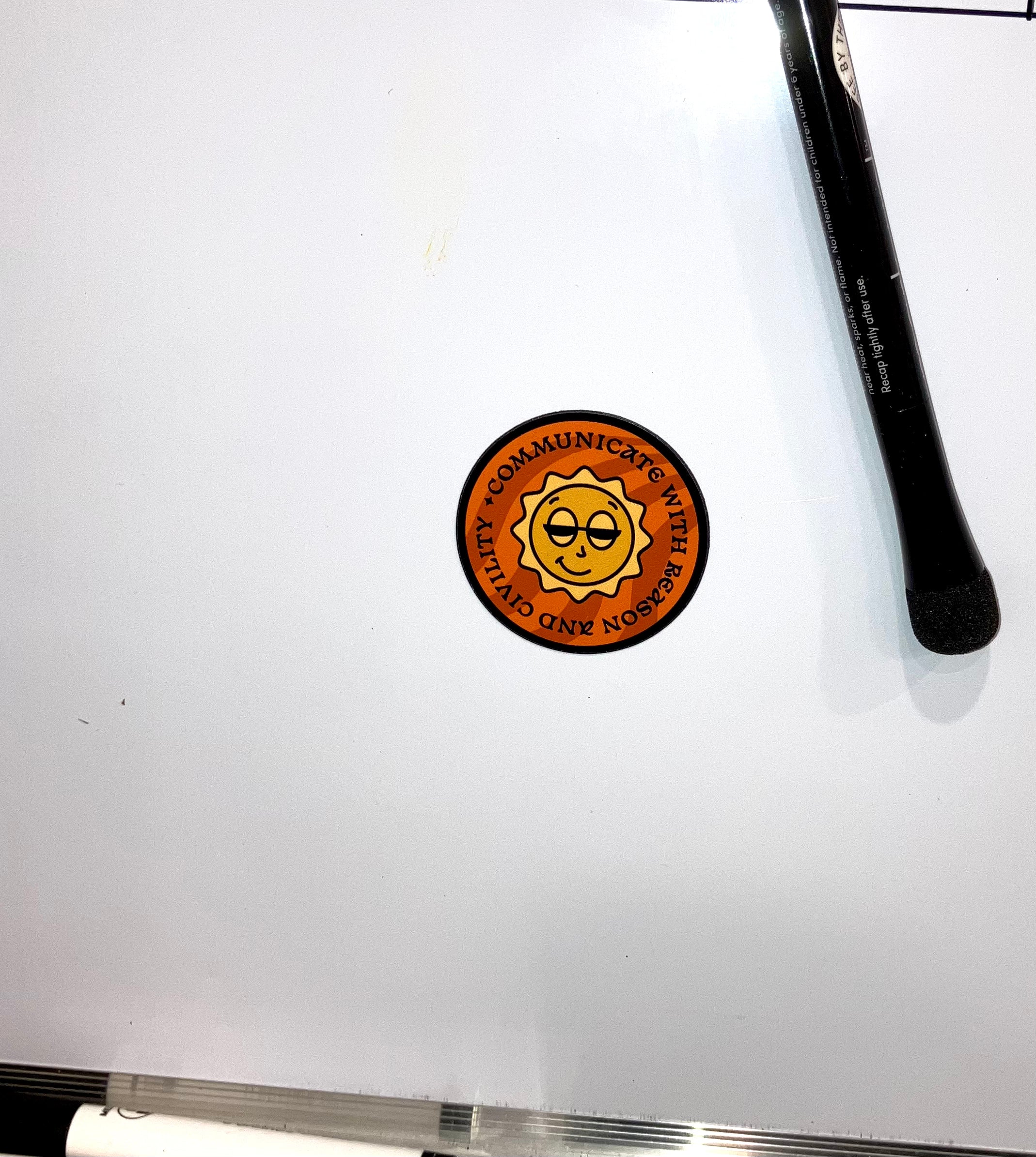 Communicate with Reason and Civility Sunshine Magnet