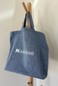 Load image into Gallery viewer, Heathered Blue Tote Bag
