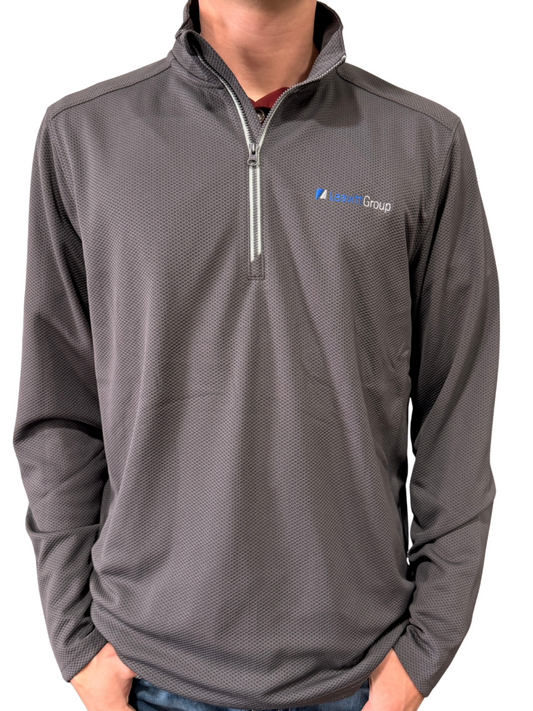 Men’s Sport-Tek 1/4 Zip Long-Sleeved Textured Pullover