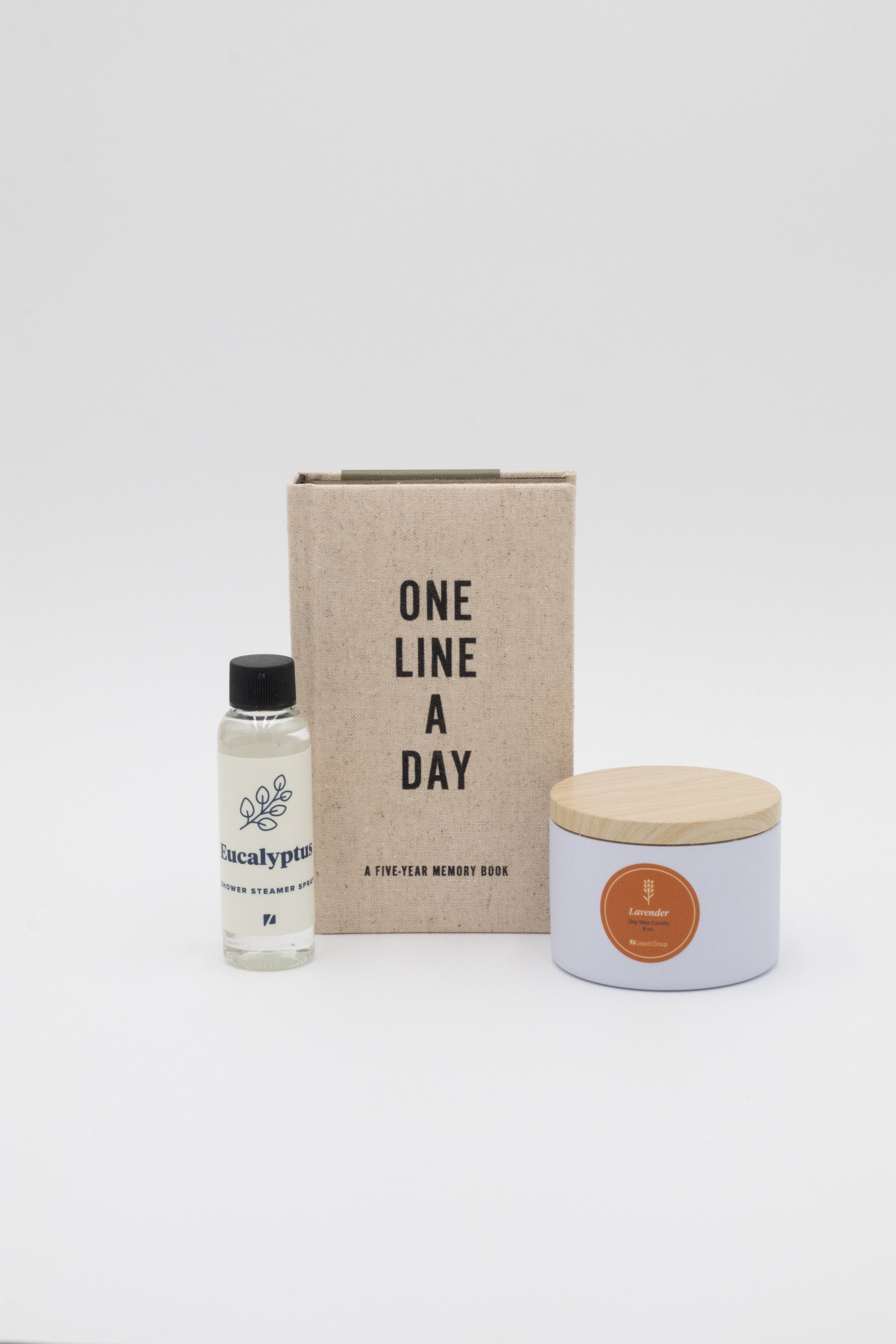 Sympathy Gift Set - Candle+Journal+Eucalyptus
