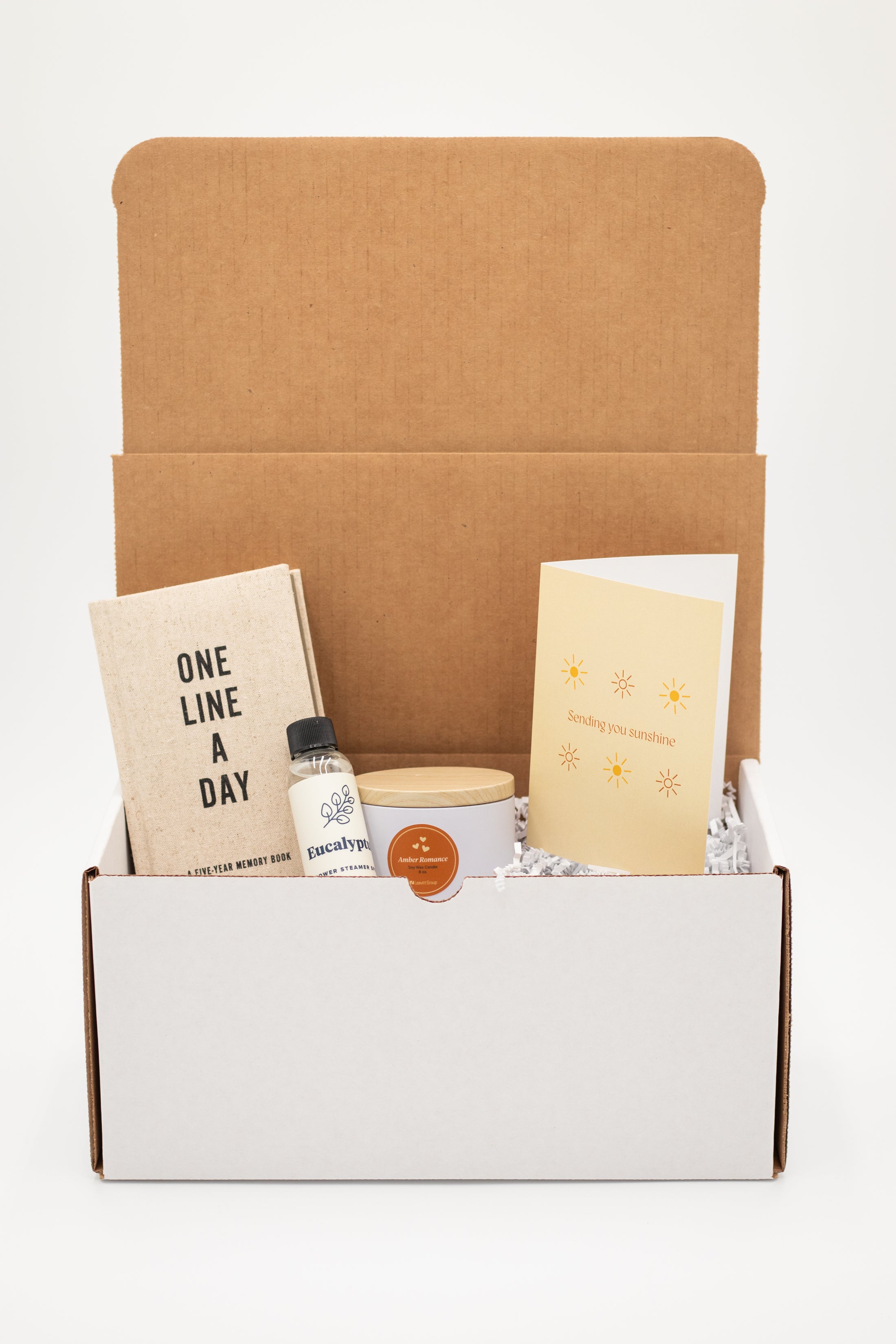 Sympathy Gift Set - Candle+Journal+Eucalyptus
